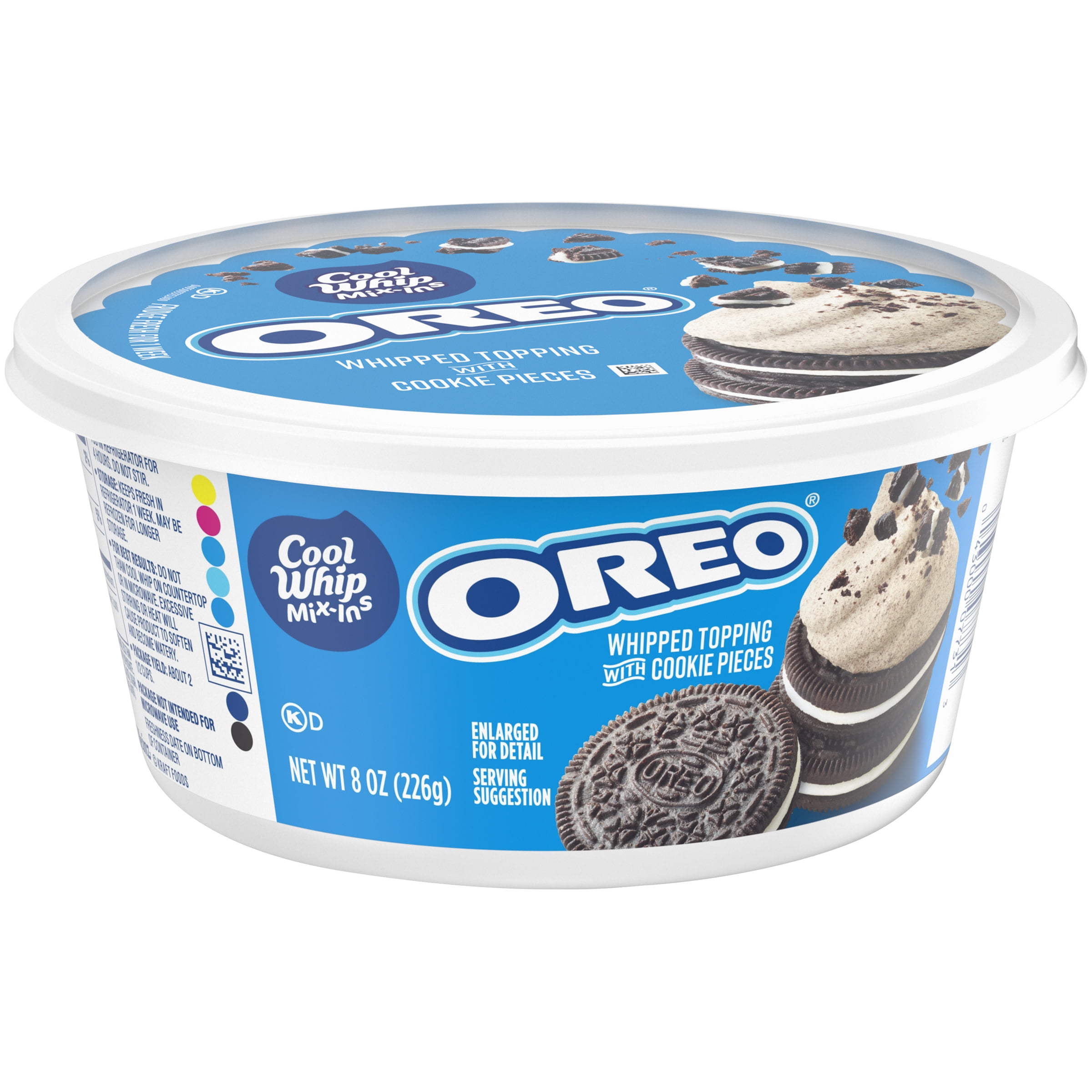 Lager overbelastning om Cool Whip Mix-Ins Oreo Whipped Topping with Cookie Pieces, 8 oz Tub -  Walmart.com