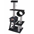 thumbnail image 1 of Go Pet Club F44 60 in. Black Cat Tree Condo Furniture, 1 of 3