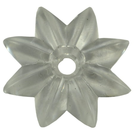

1-1/2 Clear Plastic Rosette Mirror Hardware