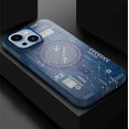 thumbnail image 4 of Compatible with iPhone 15 Luminous Case Glow in The Darkness Noctiluncent Fluorescent Case with Wireless Charging for Women Men Slim Soft Bumper Protector Shockproof Phone Cover, Blue, 4 of 13