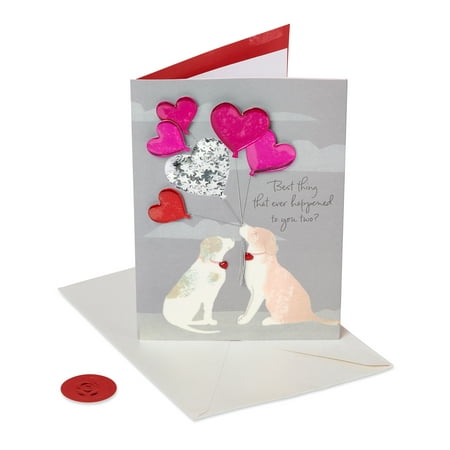 American Greetings Premier Dogs Anniversary Greeting Card with Gemstones and (Best Dog Friendly Cars Uk)