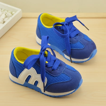 

Toyella baby toddler shoes sports leisure shoes lacing net Korea infant Blue 29