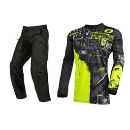 Oneal Element Racewear Black White Motocross Dirt bike Offroad MX Jersey Pants Combo Package Riding Gear Set Jersey Walmart