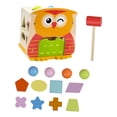 thumbnail image 4 of Juguete de madera para clasificar formas y colores, clasificador de formas, juego interactivo de combinación práctico, educativo para niños de 3 años, 4 of 9