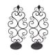 thumbnail image 5 of Portavelas ANGGREK Montado En La pared 2 Piezas Diseño Plegable Hierro Resistente, 5 of 8