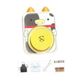 thumbnail image 4 of Juego de torno eléctrico de alfarería para niños, Kit completo de alfarería DIY, arte infantil, delantal con forma de mascota de dibujos animados,, 4 of 8