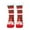 Red, variant on Slipper Socks With Grips Womem Men Christmas Cartoon Print Lined Socks With Grippers Non Thermal Cozy Stockings Winter Thicked Home Sleep Gift,Red