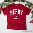thumbnail image 7 of Merry Grandpa Retro Christmas T-Shirt, Matching Family Holiday Tee, 7 of 7