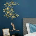 thumbnail image 2 of Bsvklp Crescent Hollow Flower 3D Acrílico Espejo Adhesivo Pared Calcomanías para El (Oro), 2 of 9