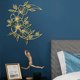 thumbnail image 2 of Calcomanía De Pared Crescent Hollow Flower 3D Acrílico Espejo Adhesivo de pared Calcomanías para el hogar (Oro), 2 of 4