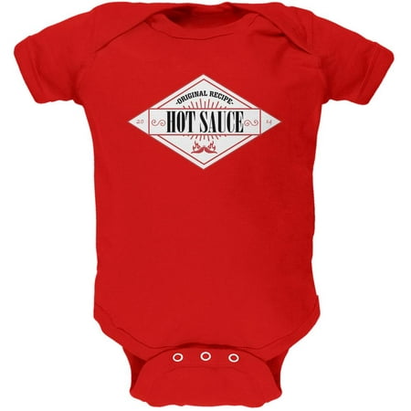 Halloween Hot Sauce Costume Red Soft Baby One