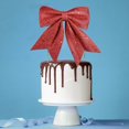 thumbnail image 2 of Coofit Bow Cake Topper Large: Glitter Birthday Cake Pick Cake Decoration for Wedding, 2 of 8