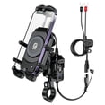 thumbnail image 1 of Soporte de teléfono para motocicleta, cargador inalámbrico BRCOVAN Qi de 15 W, 1 of 9