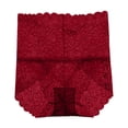 thumbnail image 6 of Women's High Waisted Lace Belly Lift Plus Size Panties Sexy Briefs, 6 of 6