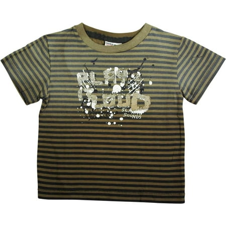 

Mish Mish Baby Boys Infant Toddler Cotton Short Sleeve T - Shirt Top Tee 29886-24Months (olive music)