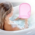 thumbnail image 4 of Unique Bargains 1 Pc Shower Gloves Body Scrubber for Bathroom 7.08"x5.11" Pink, 4 of 6