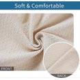 thumbnail image 3 of smiry Seat Covers for Dining Room Chairs Stretch Jacquard Dining Room Chair Seat Covers Set of 6coffee, 3 of 5