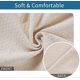 thumbnail image 3 of smiry Seat Covers for Dining Room Chairs Stretch Jacquard Dining Room Chair Seat Covers Set of 6coffee, 3 of 5