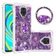 thumbnail image 1 of Funda para Xiaomi Redmi Note 9S/Note 9 PRO con Brillo Líquido Flotante, Purpurina, Parachoques y Anillo Giratorio Soporte, 1 of 5