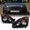 Black Housing, variant on AKKON - For Honda CRV UK Built Models Clear Headlights Driver Left + Passenger Right Side Replacement Pair Set