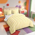 thumbnail image 2 of Erosebridal Modern Lines 7-Piece King Bedding,Line Art King Bed in a Bag,Polkadot Reversible, 2 of 7