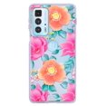 thumbnail image 1 of Funda para Moto EDGE 20 Pro InstaCase Protector Antigolpes Flores Rosas y Naranjas, 1 of 4