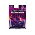 thumbnail image 3 of 1964 Chevrolet Impala SS 409 Convertible Black Metallic w/Purple Graphics and Soft Top 1/64 Diecast Model Car by M2 Machines, 3 of 3