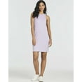 thumbnail image 5 of Real Essentials 3 Pack: Women's Mini Ribbed Jersey Tank Sleeveless High Neck Dress, 5 of 7