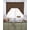 Dark Brown, variant on Dark Brown Rattan Swag Valances for Windows, Small Curtains Drapes, Vintage Abstract Wicker Texture Kitchen Window Curtains Over Sink Rod Pocket Window Treatment Valance for Bedroom/Bathroom 56"x36"