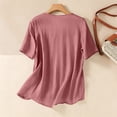 thumbnail image 7 of Blczomt Cute Womens Spring Blouses Red Summer Tshirts Casual Tunic Shirts Women, 7 of 7