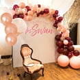 thumbnail image 6 of YANSION Burgundy Balloon Garland Kit, 118Pcs Burgundy Party Decorations for Girls Pink Rose Gold Confetti Balloons Birthday Party Baby Shower Wedding Decor, 6 of 13