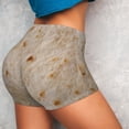 thumbnail image 4 of Fotbe Tortilla Shorts Sin Costuras – Shorts Deportivos de Cintura Alta para Mujer, Elásticos para Gimnasio, Yoga, Running o Ciclismo-Large, 4 of 8
