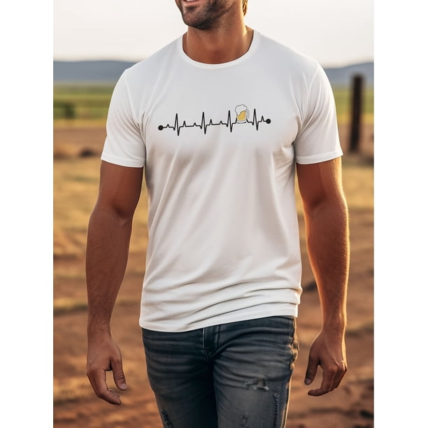 Camisetas casuales de moda para hombre, camisetas de manga corta con estampado gráfico, ropa para hombre, camisetas de manga corta y cuello redondo, camisetas informales.