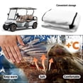 thumbnail image 5 of KUIFORTI Brown Eagle Golf Seat Covers for Cart Universal Provides All-Weather Protection Summer Outdoor Anti-hot Club Car Blanket Suitable Club Car and More 2 Person Seats Golf Carts, 5 of 7