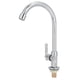 thumbnail image 3 of Agua G1/2 Cocina Casera Grifo De Agua Fría Lavabo Grifo De Fregadero Giratorio De Acero Inoxidable, 3 of 7