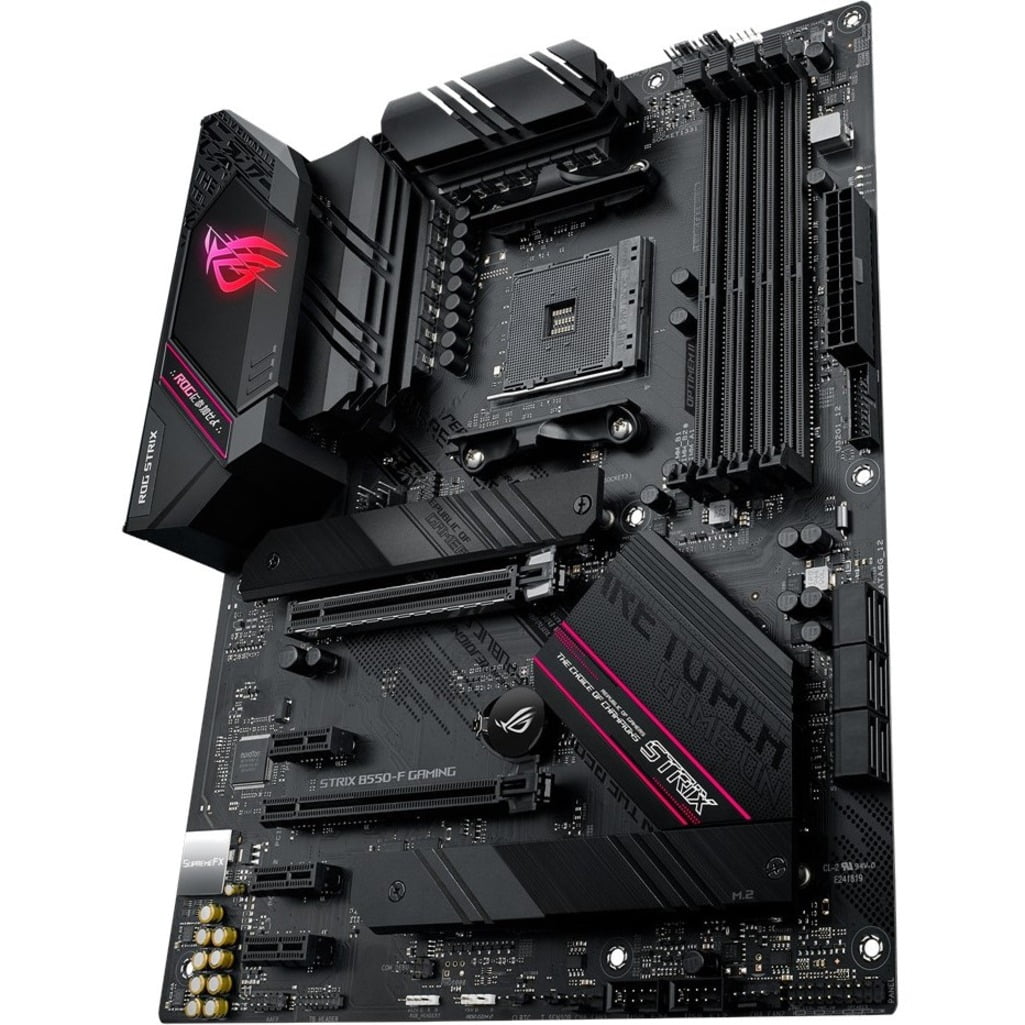 ASUS ROG Strix B550-F Gaming AMD AM4 Zen 3 Ryzen 5000 & 3rd Gen Ryzen ATX Gaming Motherboard (PCIe 4.0, 2.5Gb LAN, BIOS Flashback, HDMI 2.1, Addressable Gen 2 RGB Header and Aura Sync)