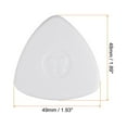 thumbnail image 2 of Uxcell Tailors Chalk, Triangle Sewing Chalk, Washable Fabric Marker, White 20 Pack, 2 of 5