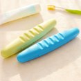 thumbnail image 3 of 4pcs Plastic Toothbrush Tube Case Portable Candy Color, 3 of 5