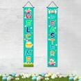 thumbnail image 2 of 1 Pair Easter Style Festive Touch Holiday Couplet Polyester Elegant Blessing Couplet Decor for Home, 2 of 8