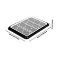 thumbnail image 3 of Duklien Pet Others Removable Dog Toilet 19.7X14.1X1.2 Inch Dog Training Pad Holder Pet Indoor Pee Pad Holder Tray for Dogs Puppy (C), 3 of 8