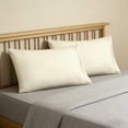 thumbnail image 6 of Velvet Pillowcases Set of 2, Envelope Closure Pillowcases 20 x 26 In, Soft Polyester Bed Pillow Covers, Beige, 6 of 6