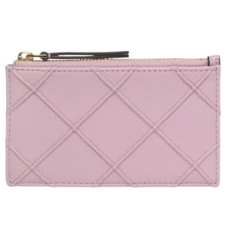 Tory Burch Emerson L-Zip Saffiano Leather Continental Wallet (Gray