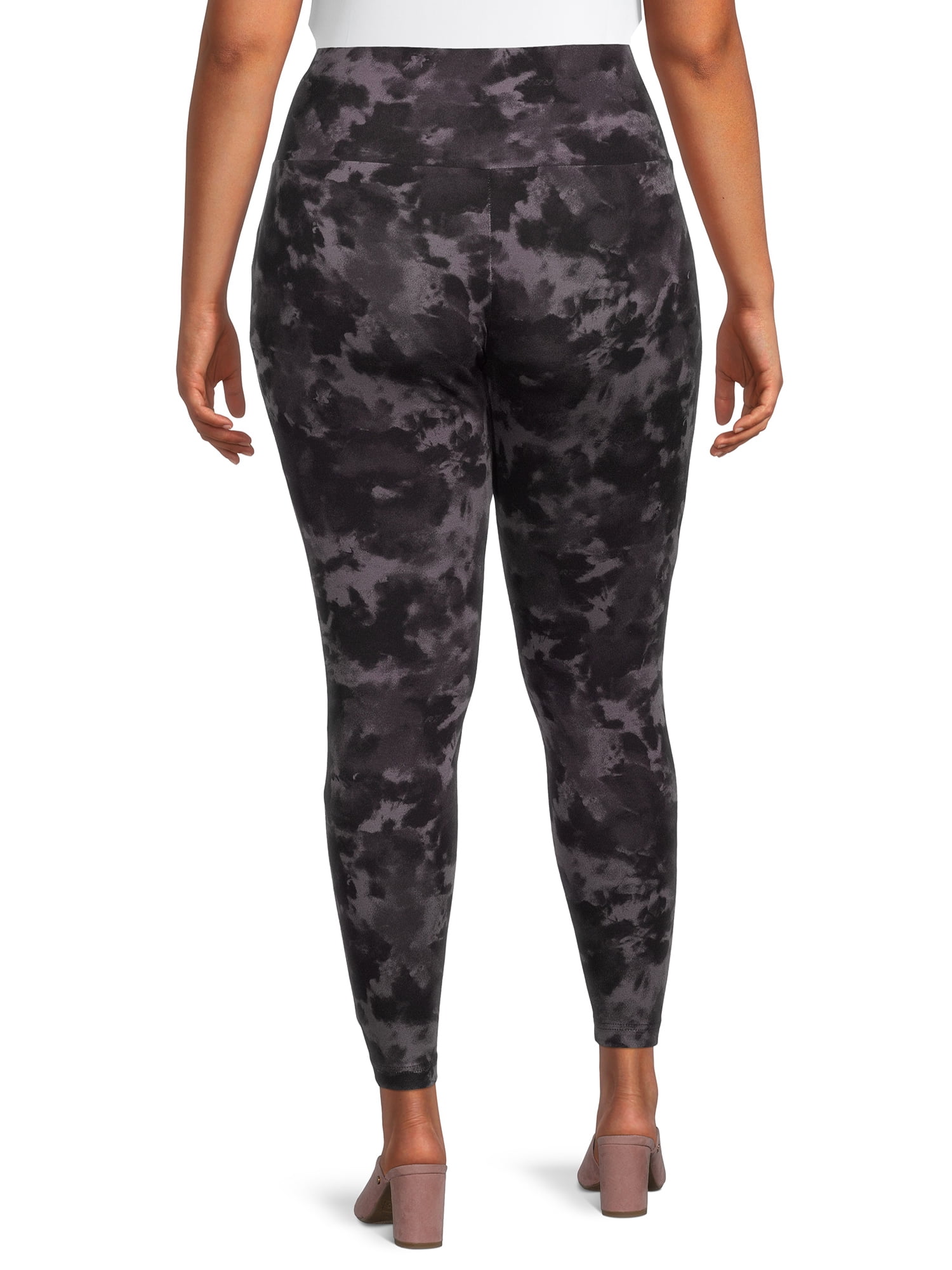 Terra & Sky Women's Plus Size Leggings, 2-Pack