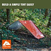 Ozark Trail Emergency Survival Camping Blanket, Orange, 0.99 lb