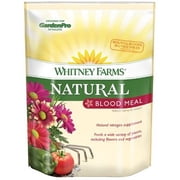 The Scott Whitney Farms Organic Blood Meal Fertilizer - Natural, 12-0-0 NPK - 3 lb — Outdoor & Indoor Plant Use, Easy Application