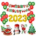 thumbnail image 3 of Christmas Party Decorations | Christmas Balloons Set with 2023 Number Balloons For Kids | Latex Balloons For Christmas Decorations Including Banner Santa Claus Foil Balloons, 3 of 7