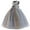 Gray, variant on Shine Flower Girls Beauty Pageant Dress,Dream Princess Baptism Costume Fluffy Tulle Prom Dress