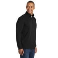 thumbnail image 4 of Sport-Tek Tall Sport Wick Stretch 1/2 Zip Pullover-2XLT (Black), 4 of 6