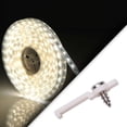 thumbnail image 2 of Advancent 100 unids/set soportes de tira LED compactos para soluciones de montaje fáciles Clips de luz de tira LED confiables Decoración del hogar, 2 of 6
