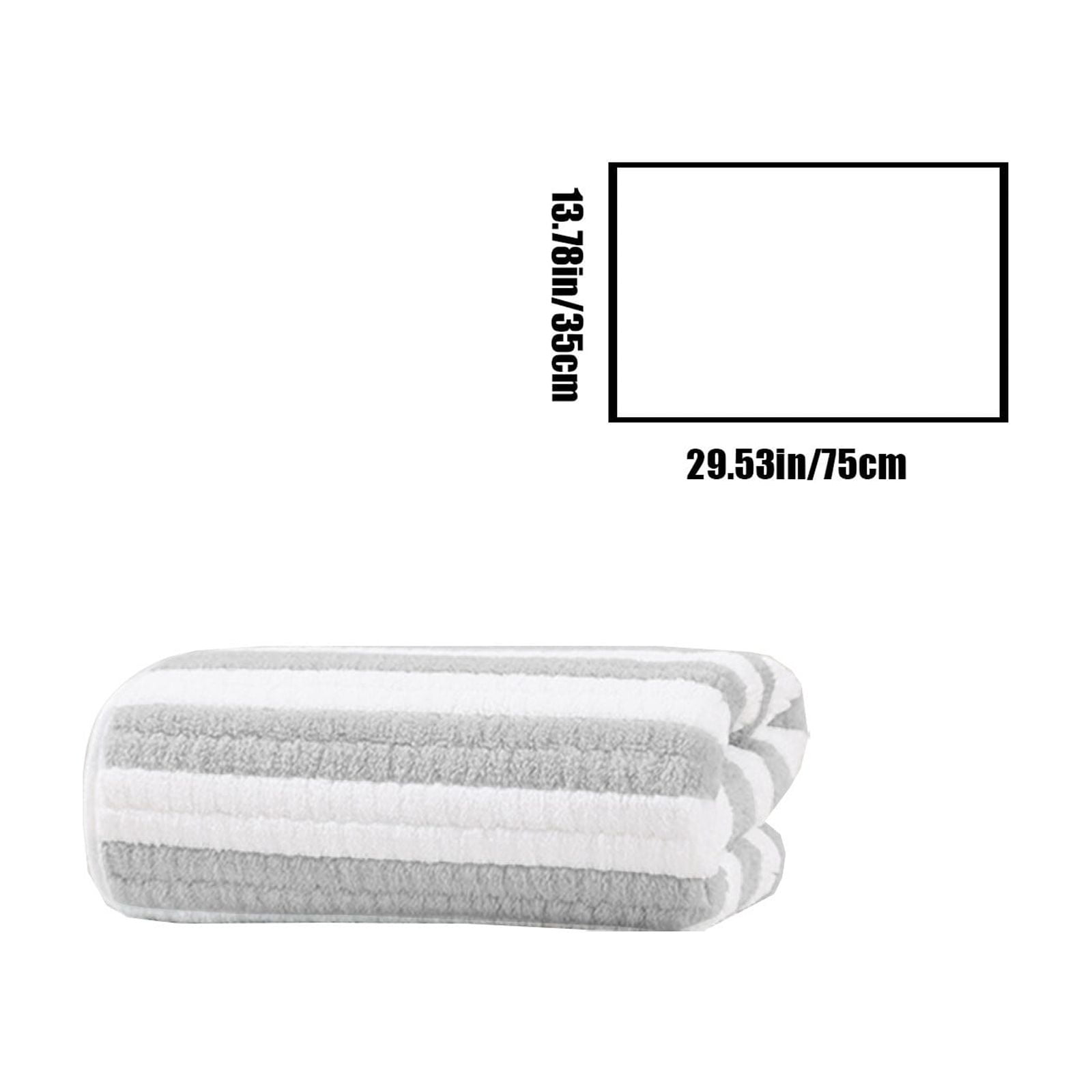 Face Towels Set Soft Absorbent Quick Dry Stripe Washcloth Plush Durable Gentle Skin Friendly, High Absorbency Easy Care Multipurpose, for Bathroom Home Travel Gym Spa for Adults Women Men